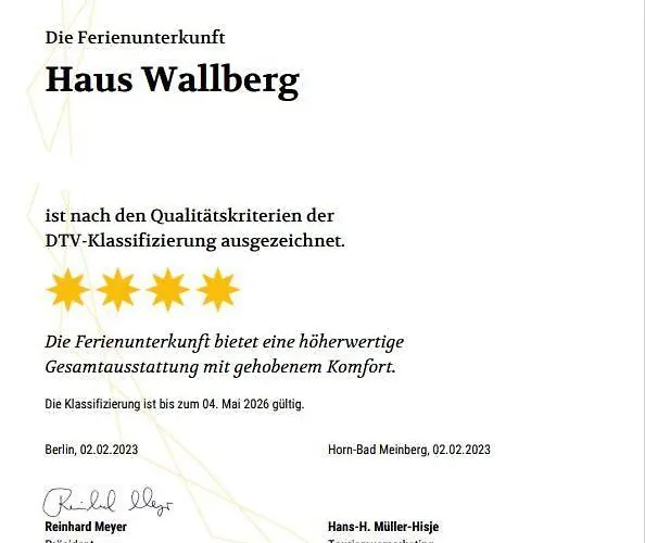 Haus Wallberg Lejlighed